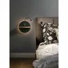 Lampes En Bois-Luminaires Fabas Luce Applique murale Fabas Luce Dual LED Écru, Noir, 2 lumières
