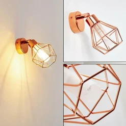 hofstein Applique murale Ferrand LED Cuivre, 1 lumière