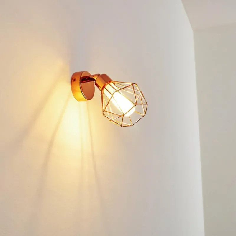 hofstein Applique murale Ferrand LED Cuivre, 1 lumière