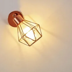 hofstein Applique murale Ferrand LED Cuivre, 1 lumière
