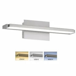 Lampes Industrielles-Luminaires Fischer & Honsel Applique murale Fischer & Honsel Pare TW LED Nickel brillant, 1 lumière, Changeur de couleurs