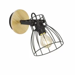 Lampes Vintages & Rétros-Luminaires Fischer & Honsel Applique murale Fischer & Honsel living Die Noir, 1 lumière