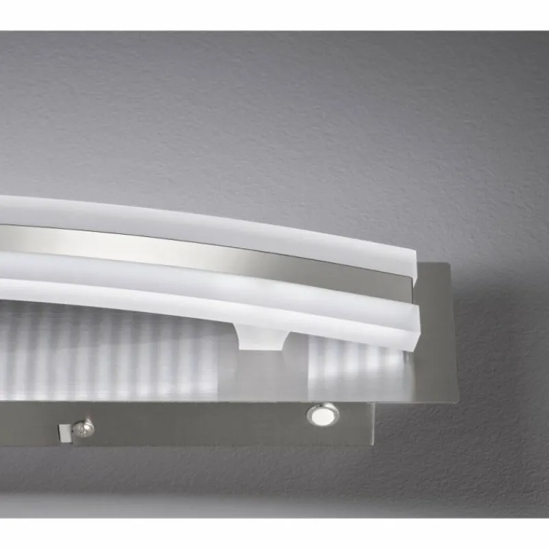 Luminaires Fischer & Honsel Applique murale Fischer & Honsel Kos TW LED Nickel mat, 1 lumière* Appliques