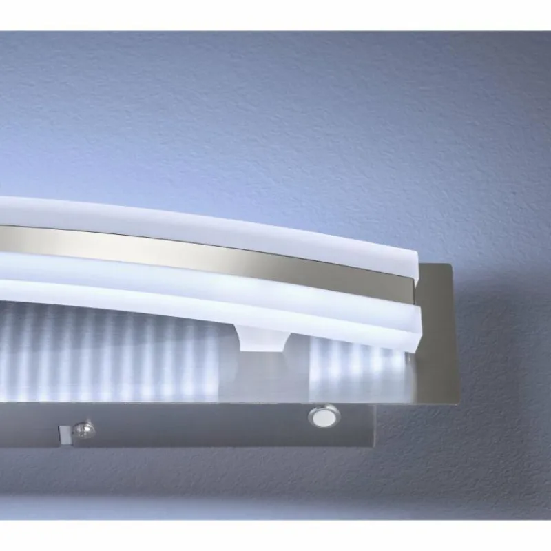 Luminaires Fischer & Honsel Applique murale Fischer & Honsel Kos TW LED Nickel mat, 1 lumière* Appliques
