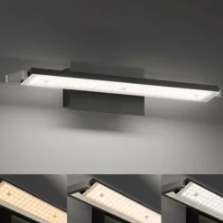 Luminaires Fischer & Honsel Applique murale Fischer & Honsel Pare TW LED Noir, 1 lumière* Éclairage Led