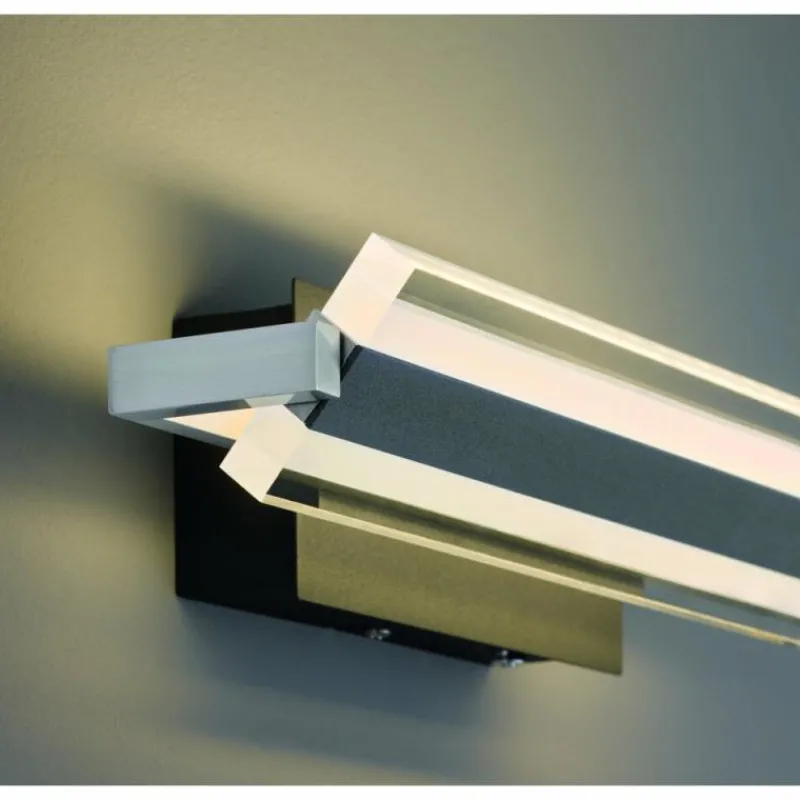 Luminaires Fischer & Honsel Applique murale Fischer & Honsel Paros TW LED Noir, 1 lumière* Éclairage Led