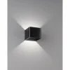 Luminaires Fischer & Honsel Applique murale Fischer & Honsel Dan LED Noir, 1 lumière* Éclairage Led