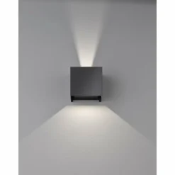 Luminaires Fischer & Honsel Applique murale Fischer & Honsel Wall LED Noir, 2 lumières* Éclairage Led
