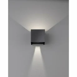 Luminaires Fischer & Honsel Applique murale Fischer & Honsel Wall LED Noir, 2 lumières* Éclairage Led
