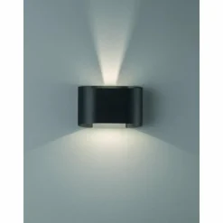 Luminaires Fischer & Honsel Applique murale Fischer & Honsel Wall LED Noir, 2 lumières* Éclairage Led