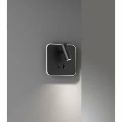 Luminaires Fischer & Honsel Applique murale Fischer & Honsel Mila LED Noir, 1 lumière* Appliques