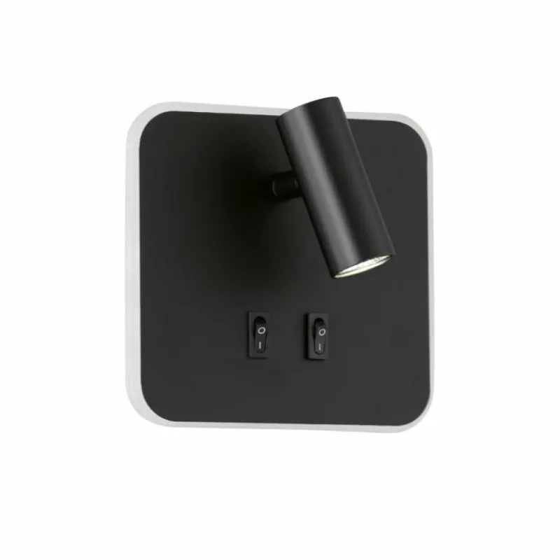 Luminaires Fischer & Honsel Applique murale Fischer & Honsel Mila LED Noir, 1 lumière* Appliques