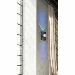 Luminaires Fischer & Honsel Applique murale Fischer & Honsel Bondy LED Noir, 1 lumière, Changeur de couleurs* Éclairage Led