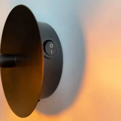 Luminaires Fischer & Honsel Applique murale Fischer & Honsel Tilda Noir, 1 lumière* Appliques