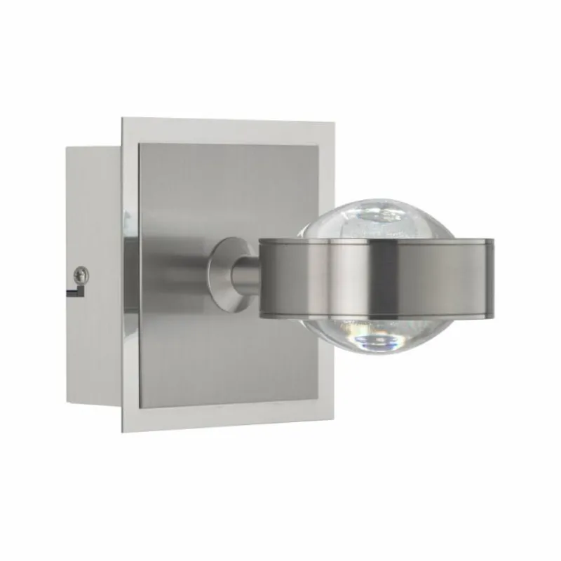 Luminaires Fischer & Honsel Applique murale Fischer & Honsel Cluedo LED Nickel mat, 1 lumière* Appliques