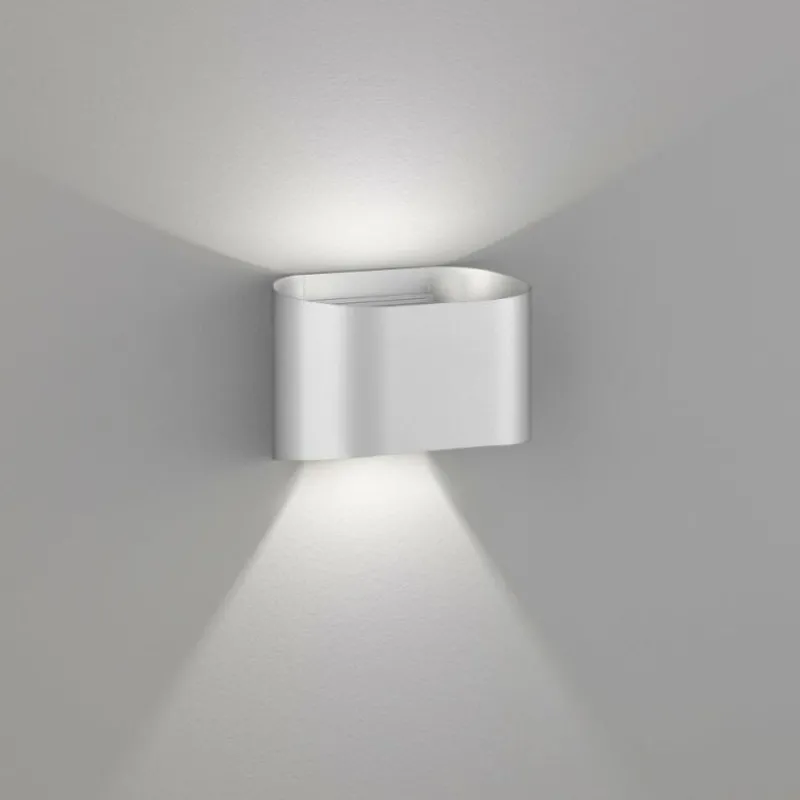 Luminaires Fischer & Honsel Applique murale Fischer & Honsel Wall LED Argenté, 2 lumières
