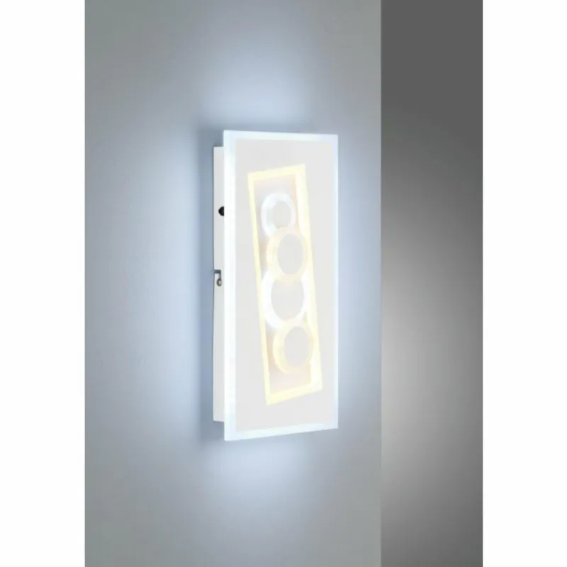 Luminaires Fischer & Honsel Applique murale Fischer & Honsel Ratio LED Blanc, 1 lumière* Éclairage Led
