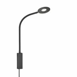 Luminaires Fischer & Honsel Applique murale Fischer & Honsel Cama LED Noir, 1 lumière* Éclairage Led