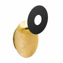 Lampes Dorées-Luminaires Fischer & Honsel Applique murale Fischer & Honsel Hennes LED Or, Noir, 1 lumière