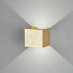 Lampes Dorées-Luminaires Fischer & Honsel Applique murale Fischer & Honsel Wall LED Or, 2 lumières