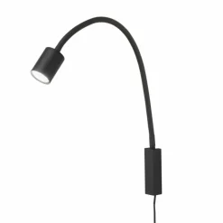 Luminaires Fischer & Honsel Applique murale Fischer & Honsel Justi LED Noir, 1 lumière* Éclairage Led