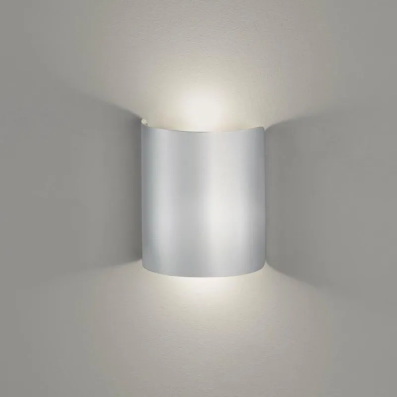 Luminaires Fischer & Honsel Applique murale Fischer & Honsel Halv LED Argenté, 2 lumières* Éclairage Led