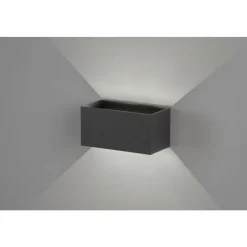 Luminaires Fischer & Honsel Applique murale Fischer & Honsel Wallo LED Noir, 4 lumières* Éclairage Led