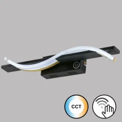 Luminaires Fischer & Honsel Applique murale Fischer & Honsel Bridge LED Noir, 1 lumière