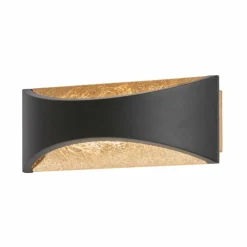 Luminaires Fischer & Honsel Applique murale Fischer & Honsel Rio LED Noir, 1 lumière