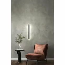 Luminaires Fischer & Honsel Applique murale Fischer & Honsel Stretto LED Noir, 1 lumière