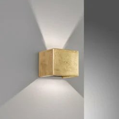 Lampes Dorées-Luminaires Fischer & Honsel Applique murale Fischer & Honsel Cog LED Or, 2 lumières