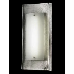 Luminaires Fischer & Honsel Applique murale Fischer Shine Alu LED Nickel mat, Rouille, 1 lumière