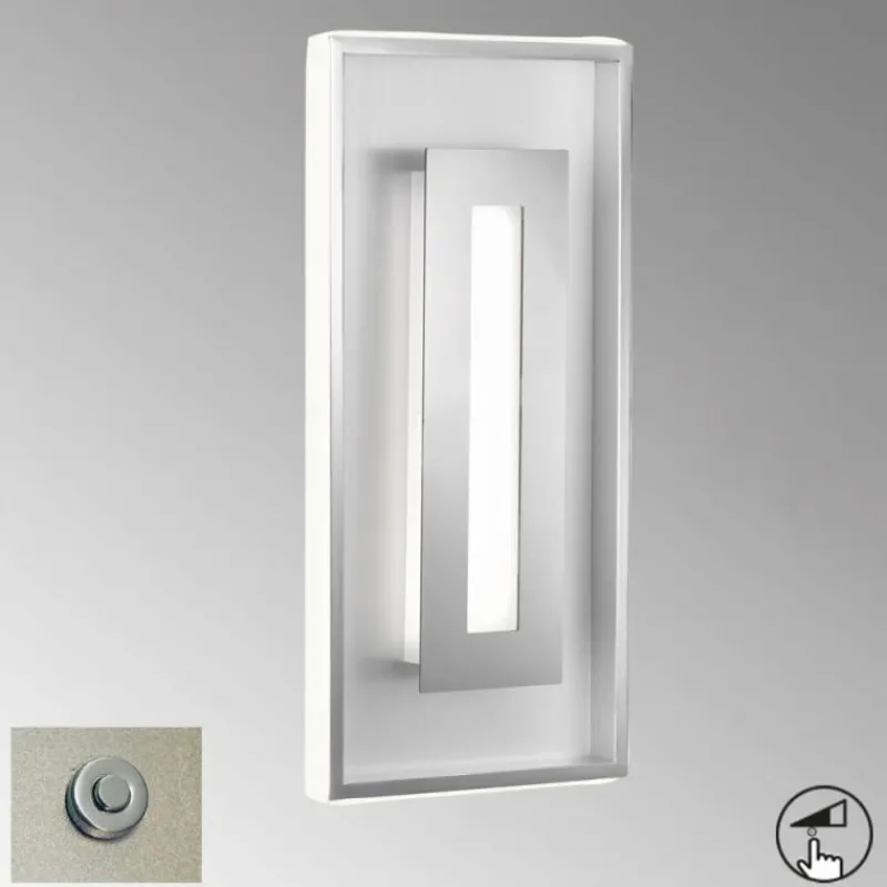 Luminaires Fischer & Honsel Applique murale Fischer-Honsel Bug LED Chrome, 1 lumière* Éclairage Led