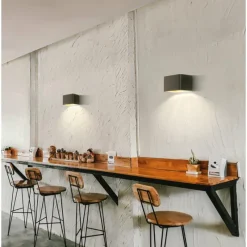 Luminaires Fischer & Honsel Applique murale Fischer-Honsel Dan LED Noir, 1 lumière* Appliques