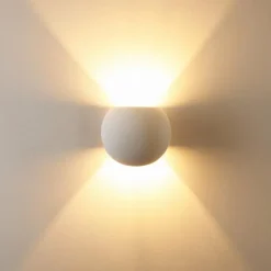 hofstein Applique murale Flot Blanc, 1 lumière* Appliques