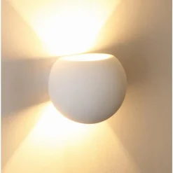 hofstein Applique murale Flot Blanc, 1 lumière* Appliques