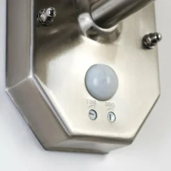 hofstein Applique murale FORLI Acier inoxydable, 1 lumière, Détecteur de mouvement