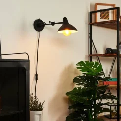 hofstein Applique murale Fort Noir, 1 lumière