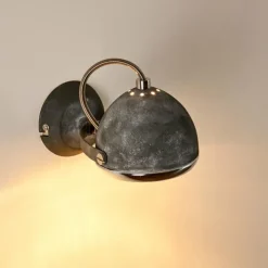 hofstein Applique murale Foverup Chrome, Gris, 1 lumière