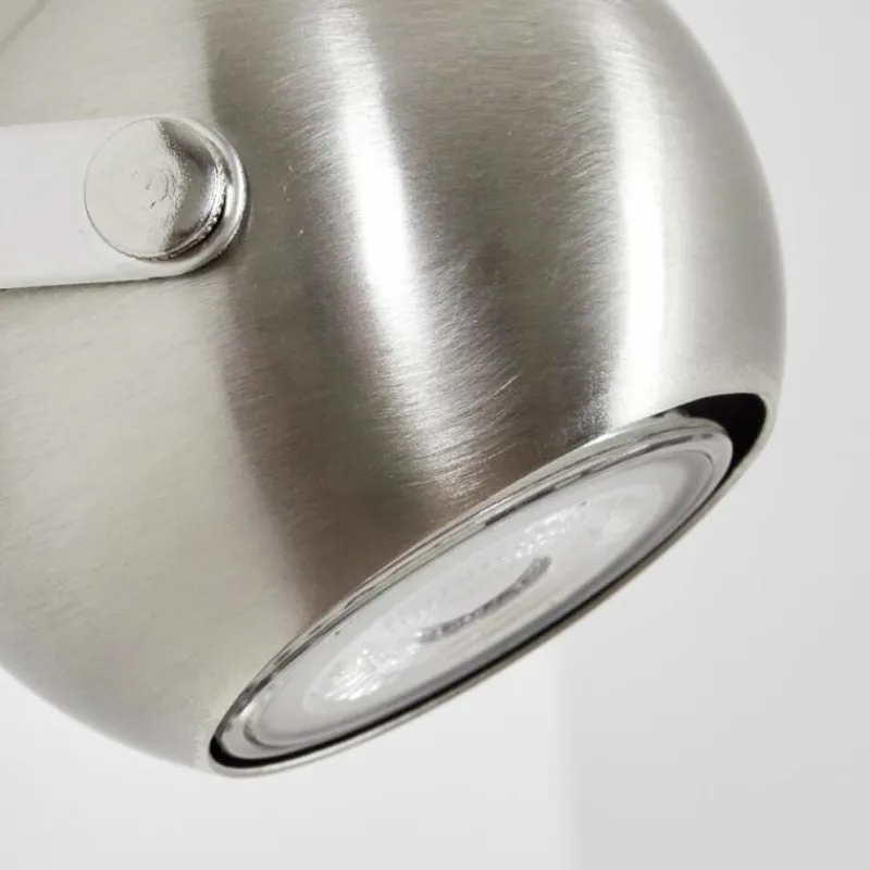 Lampes Industrielles-hofstein Applique murale Gadmen Chrome, Nickel mat, 1 lumière