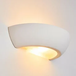 hofstein Applique murale Garbagna Blanc, 1 lumière