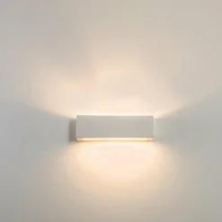 hofstein Applique murale Gemini Blanc, 1 lumière