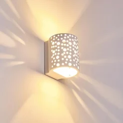 Lampe Turque-hofstein Applique murale Glenden Blanc, 1 lumière