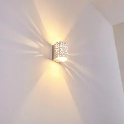 Lampe Turque-hofstein Applique murale Glenden Blanc, 1 lumière