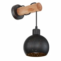 Luminaires Scandinaves-Luminaires Globo Lighting Applique murale Globo ADAJA Noir, 1 lumière