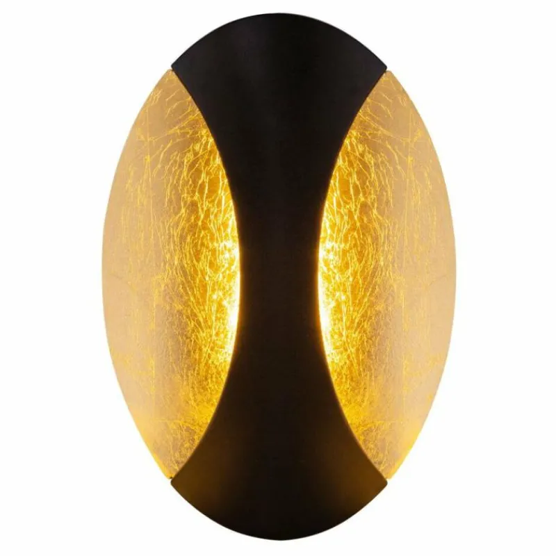 Lampe Turque-Luminaires Globo Lighting Applique murale Globo ALEXANDRA LED Noir, 1 lumière