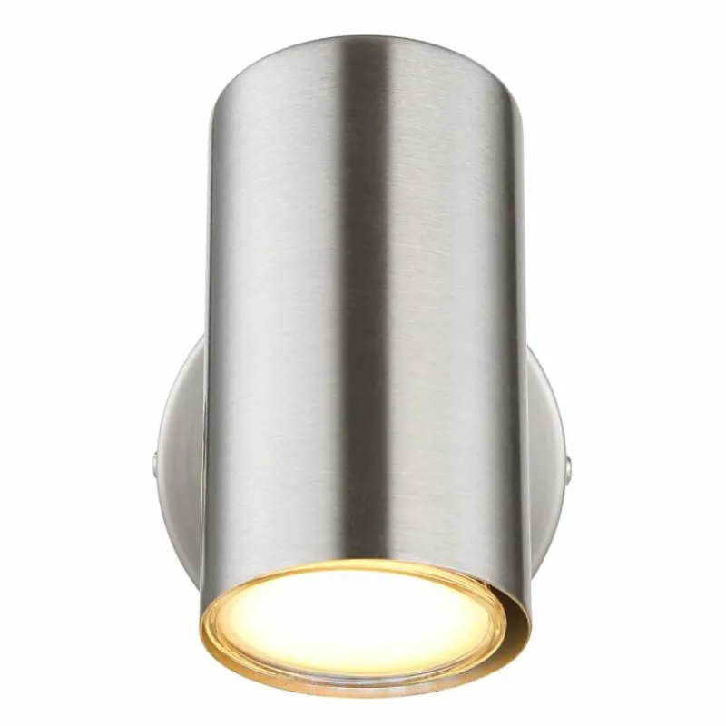 Luminaires Globo Lighting Applique murale Globo ALLVI Nickel mat, 1 lumière* Spots Et Projecteurs