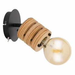 Luminaires Scandinaves-Luminaires Globo Lighting Applique murale Globo ANGELINE Noir, 1 lumière