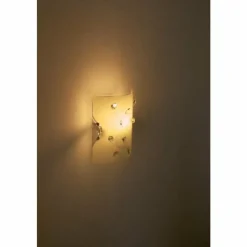 Luminaires Globo Lighting Applique murale Globo BURGUNDY Nickel mat, Blanc, 1 lumière