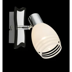 Luminaires Globo Lighting Applique murale Globo Chrome, Verre, 1 lumière